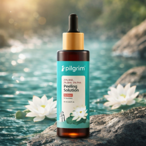 Pilgrim 25% AHA + 2% BHA + 5% PHA Chemical Peeling Solution for Glow & De-Tanning - 60ml
