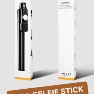 4 In 1 R1SL Selfie Stick Featuring A Bluetooth Remote, Tripod Stand, Light And Retractable Mobile Holder