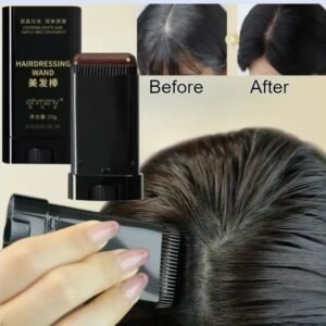 ehmznv Hairdressing Wand Natural Black White Hair Covering Stick 20g