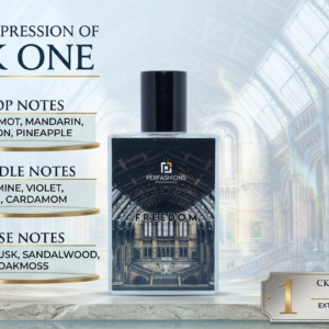 Freedom – Impression of CK One | Citrus Aromatic Extrait de Parfum for Men & Women | 50ml with Premium Box & Carry Bag