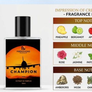 Champion Inspired by Creed Aventus for Men | Long-Lasting Eau de Parfum 50ML | Premium Box & Bag Included