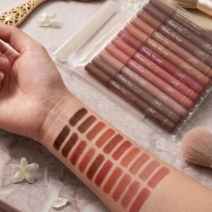 Nude Shades Lip Pencils - Long Lasting High Pigmented Precise Definition Waterproof Lip Liner